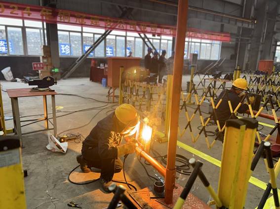 公司舉辦電焊工、電工技術(shù)比武