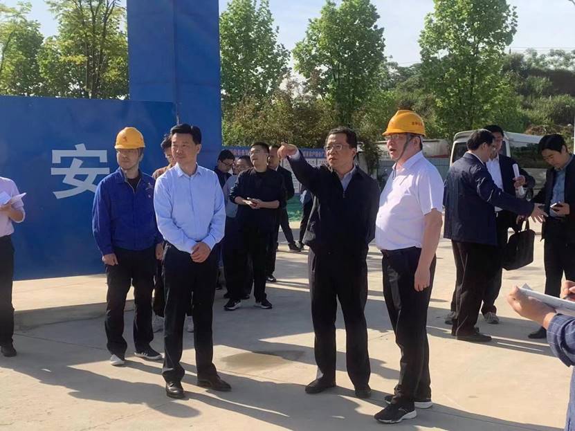 市委書記丁純到金神耐磨項目調(diào)研 市委書記丁純到金神耐磨項目調(diào)研