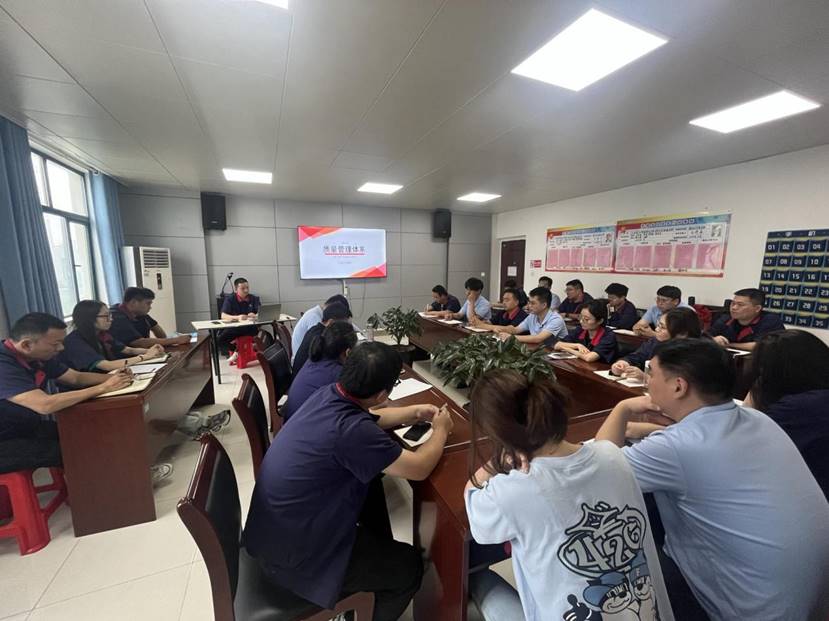 建材公司開展QC管理、質(zhì)量管理知識培訓(xùn)